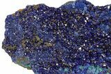 Sparkling Azurite Crystals with Malachite - Laos #179671-2